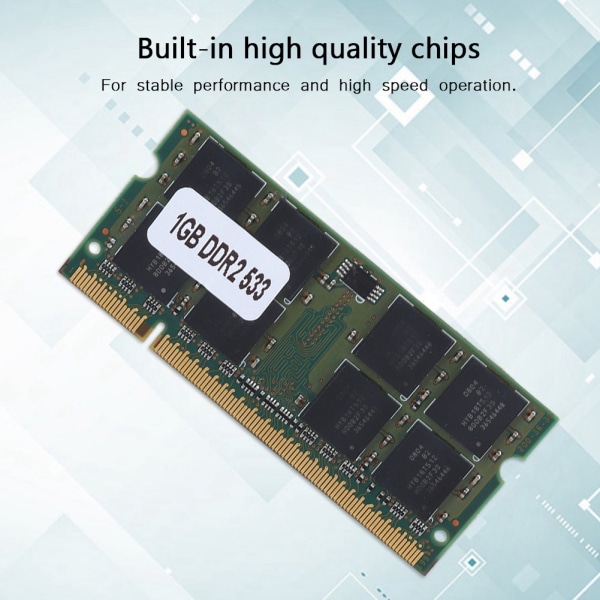 1GB DDR2 533MHz 200Pin för bärbar dator moderkort dedikerat minne RAM helt kompatibelt