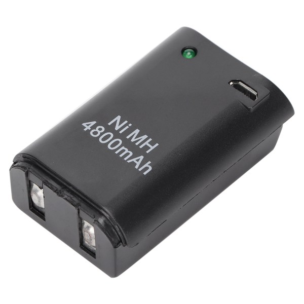 2-in 1 4800mAh uppladdningsbar gamepad Ni MH-batteri för Xbox 360-kontrollkonsol