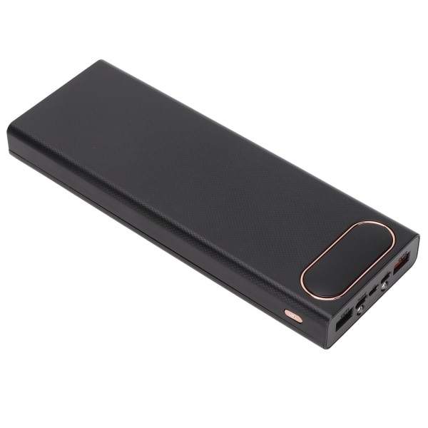 L10 22,5W 10x18650 svetsfri batteriförvaringsbox LCD-skärm DIY Power Bank Kit Svart