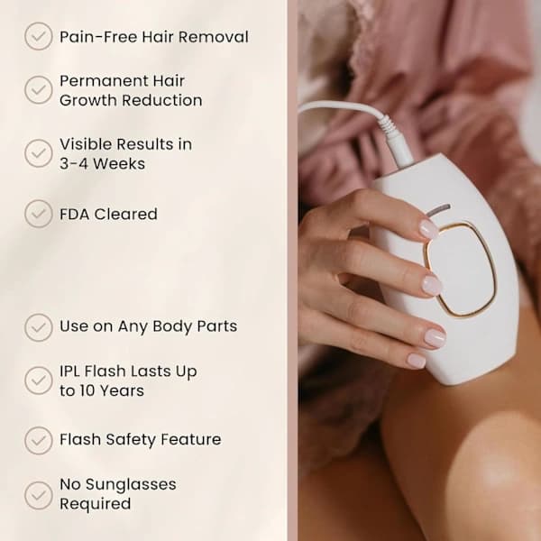 Epilator, IPL Epilator Pulserende Lys, Pulserende Lys Epilatorer, Til Ansigt, Armhuler, Ben og Krop