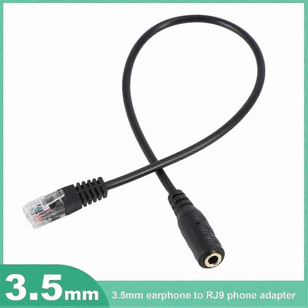 Kuulokemikrofonin sovitinkaapeli Cisco-puhelimeen, 3,5 mm - RJ9