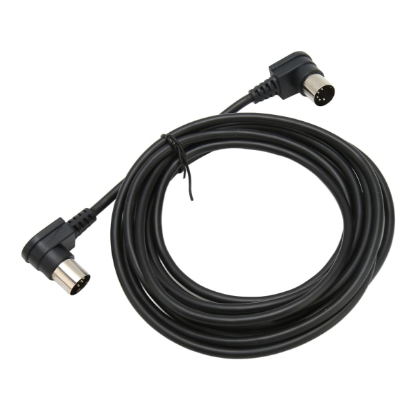 90 graders vinkel 5-stifts DIN-kabel högervinkel hane till hane MIDI-ljudkabel för TV-övervakningskamera