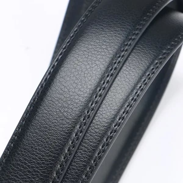 Bälte 110-130CM Herr Automatisk Infällbar Bälte 35mm Brett Bälte, Utan Spänne