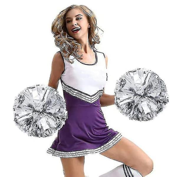 4 kappaleen pakkaus cheerleading-tupsuja, sininen