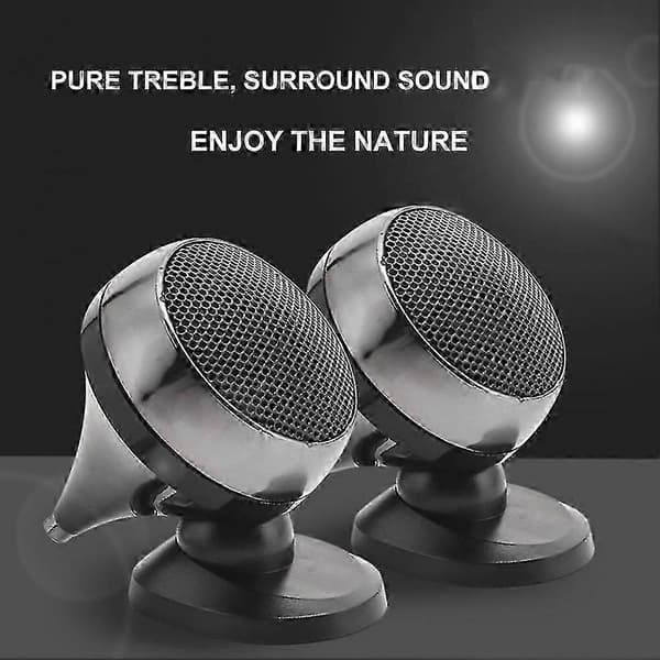 4Ω 92dB Højeffektiv Universal Bil Diskanthøjttalere 12V Super Power Audio Højttalere Pakke med 2