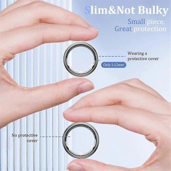 Ring Protector, Elastiskt Silikonfodral för Ring Gen 3 Träning M som visas