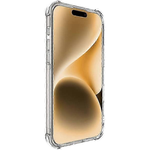 IMAK til iPhone 16 Pro Max mobildeksel TPU kollisjonspute fire-hjørnes anti-fall mobildeksel (transparent)