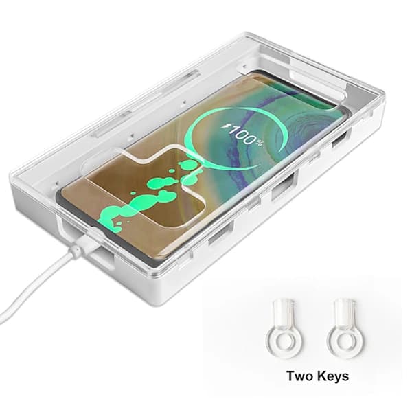 Mobiltelefon fängelse timer lås box säker smartphone förvaringsbox Lo