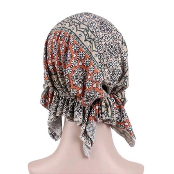 Elastisk bandana til damer, kemo hovedbeklædning, hårtilbehør til damer