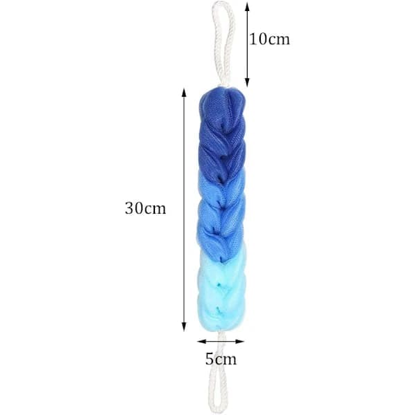 3 st badsvamp ryggmassager badskrubb dusch stretchvävd nät svamp kroppsmatta i dusch badrumstillbehör