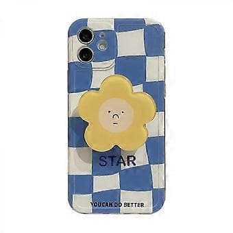 Telefoncover til Huawei Honor 30pro, Blåternet med stativ