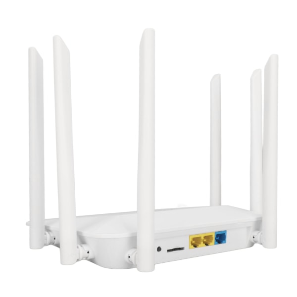 4G LTE CPE WiFi-router med SIM-kortplats 3 nätverksgränssnitt Plug and Play WiFi Hotspot-router för TV-apparater PC EU-kontakt 100‑240V