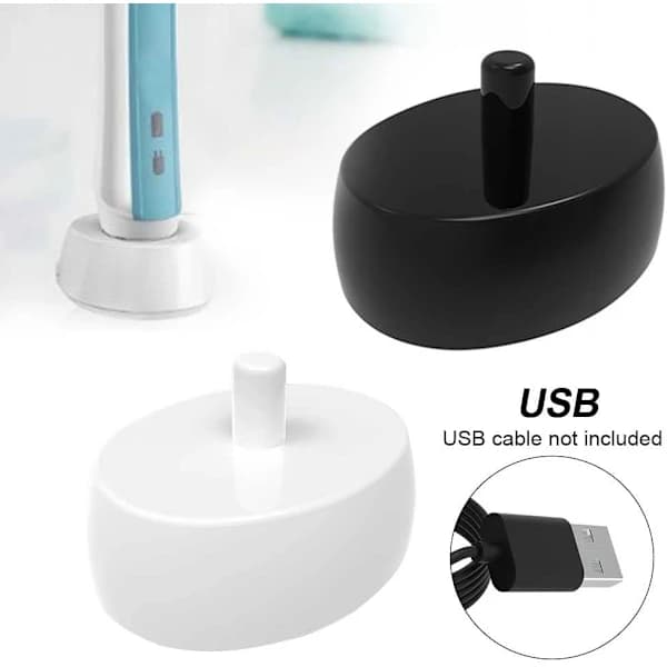 Erstatningslader for elektrisk tannbørste, 1,5W, USB-grensesnitt