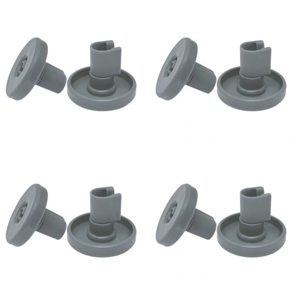 Diskmaskinskorgshjul 8-pack Mörkgrå AEG, Privileg, Zanussi 40 mm Mörkgrå 40 mm