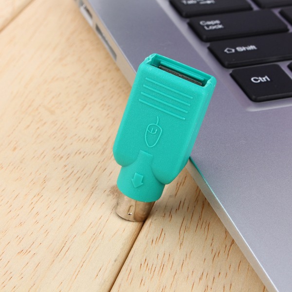USB -hona till PS2-hane-omvandlaradapter för USB tangentbord/mus-möss Anslut med dator