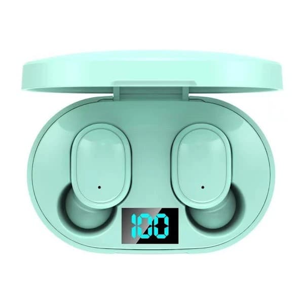 A6S Trådlösa Bluetooth Sportshörlurar 5.0 Brusreducerande In-Ear Hörlurar E6S tws e6s vit