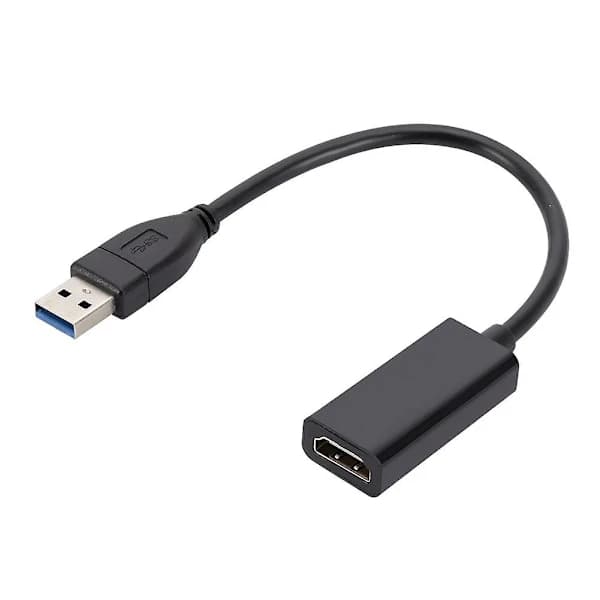 USB 3.0 til HDMI-kompatibel adapter HD 1080P USB til HDMI-omformer Thunderbolt ekstern lyd- og videoadapterkabel for bærbar PC MacBook Samsung