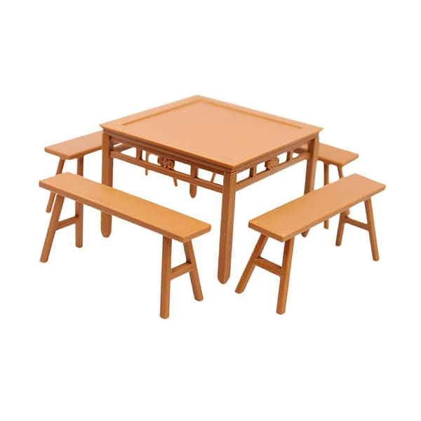 Miniatyr dukkehusmøbelsett Dukkehusdekor Realistisk simuleringsmøbler