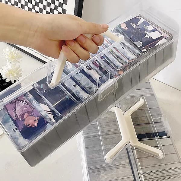 Gjennomsiktig Idol-etui Plastfotokort Samle B