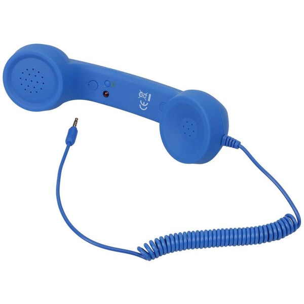 Retro Classic 3,5 mm Telefonlur Mini Mic Telefonsamtalsmottagare för smartphone