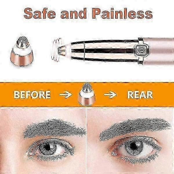 Flawless Brows Remover: Smärtfri Ersättningshuvud för Ögonbrynstrimmer (4 st)