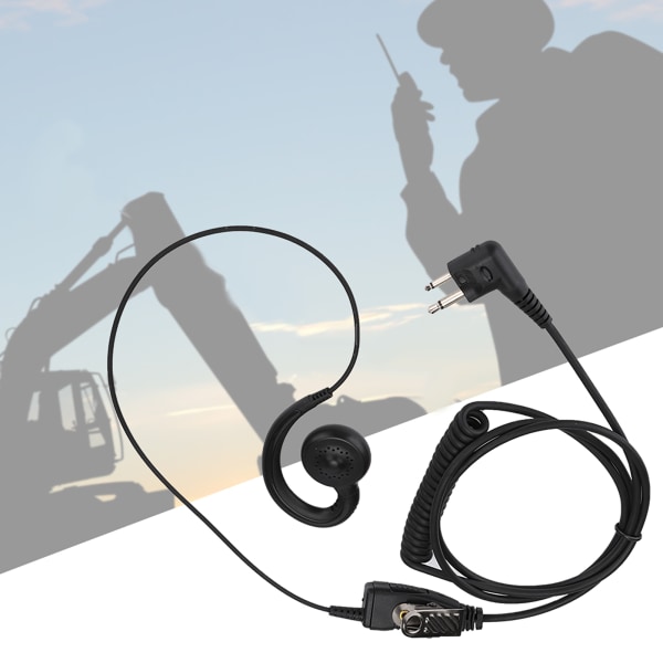 AEH3000-M1A Walkie Talkie Tvåvägs Radio Svart Headset Mic för Motorola