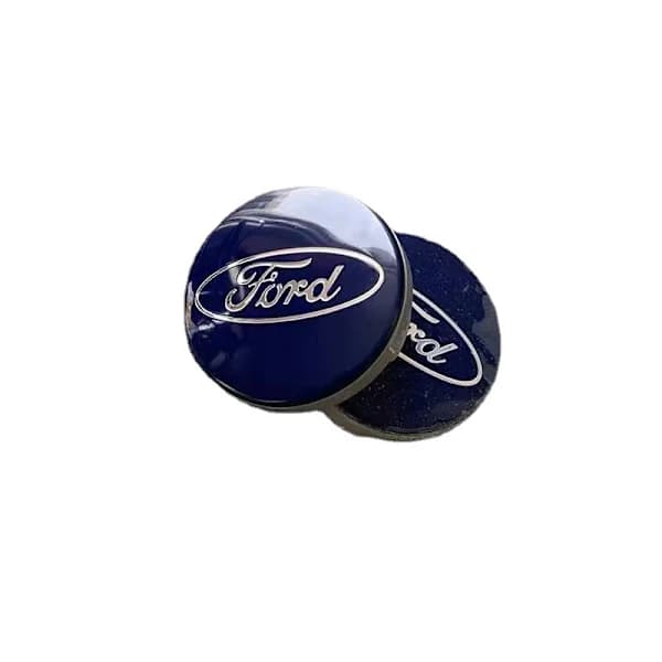 F12 - 60MM 4-pakning Navkapsler Ford Sølv én størrelse-FA-