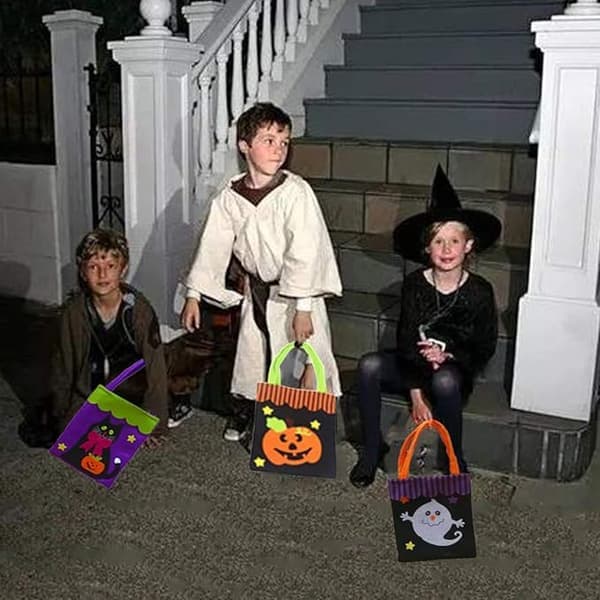 Halloween Slikposer Halloween Slikposer Tote Græskar Kranie Bl