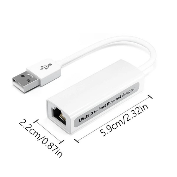 RTL8152B USB Ethernet-adapter, USB2.0 til RJ45 Gigabit USB-netværksadapter
