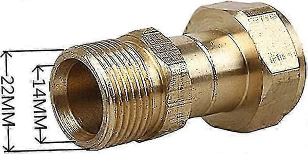 Højtryks messing drejeled vaskekobling (3000 PSI) til bilvask UK