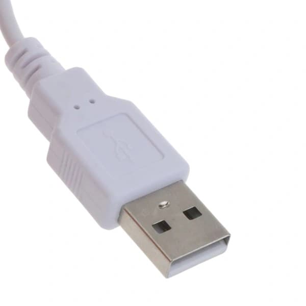 Høyytelses 5V USB til DC 2.5x0.7mm strømkabel USB 2.0 DC-koblingskabel 1m