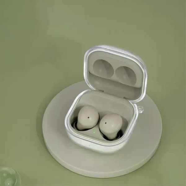 Suojakuori Samsung Galaxy Buds 2/2 Pro/Live/Pro - Läpinäkyvä musta