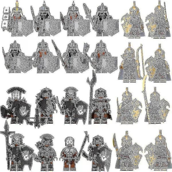 24 stk. Ringenes Herre Byggeklodser Minifigurer Legetøj