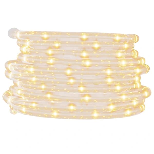Ljusslang med 400 LED varmvit 20 m PVC Varmvit 2000