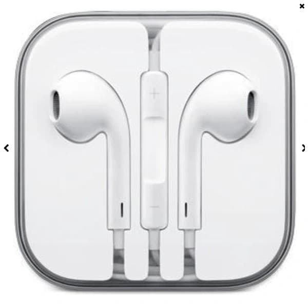 Hörlurar, iPhone med volymkontroll, 3,5 mm, Bra kvalitet