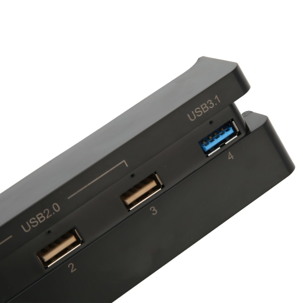 USB-hubb med hög hastighet, 4 portar, USB 3.1 2.0 USB-förlängningsladdare för PS4 Slim spelkonsol