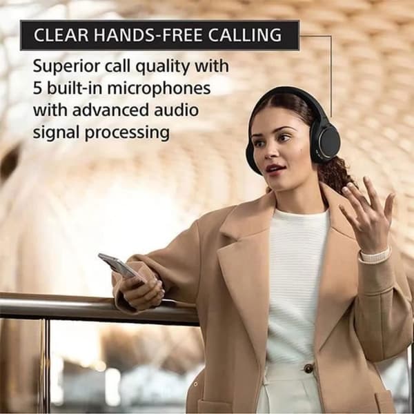 Trådlösa hörlurar - HiFi Stereo - Bluetooth 5.0 - Mikrofon - Brusreducering