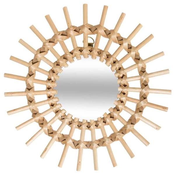 Set med 3 \"Sol\" rotting speglar, 28cm diameter - Atmosphera Interior Designer