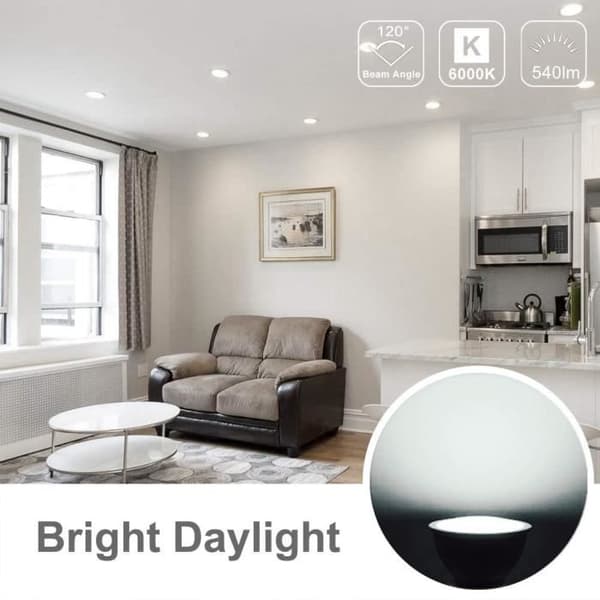 LED-lampa - MR16 GU5.3 - 6W - 6000K - 540Lm - Ej dimbar