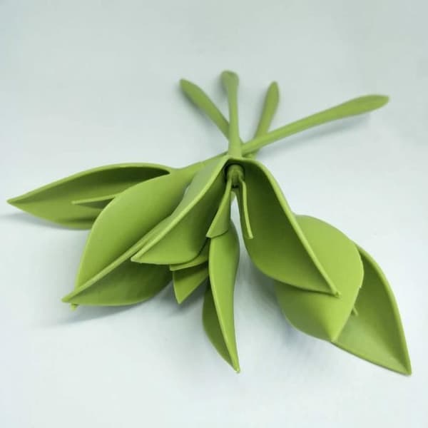 Handdukshållare - Creative Art - Set om 24 - Grön - Plast - 19,8 x 5,5 cm