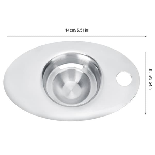 Äggavskiljare - Rostfritt Stål - Enkel Separation - Praktisk Design - Diskmaskinssäker