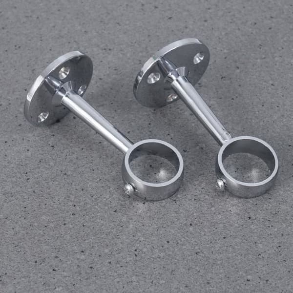 Justerbart takfäste - Gardinstång - Vit - 2-pack - 4,9 kg kapacitet - Enkel installation