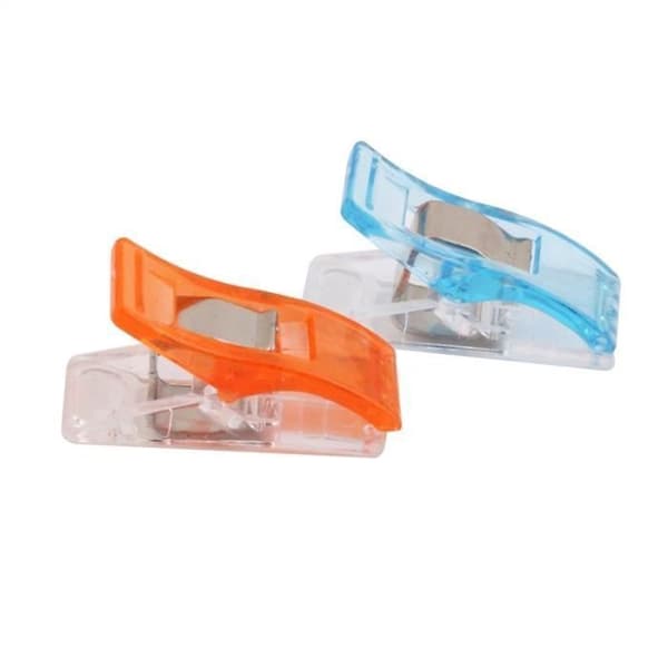 Syklämmor - 100 st - Hårdplast - Blandade färger - 2,7x1cm