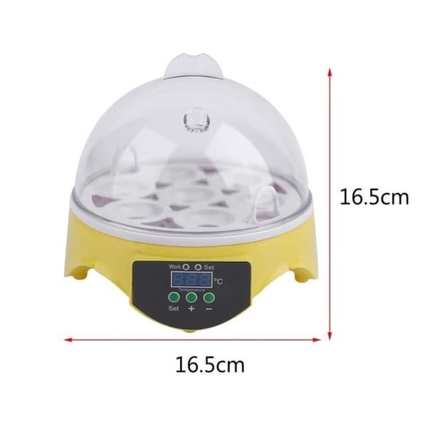 Inkubator - Homdox Mini Inkubator, 7-äggskapacitet, kläckningsverktyg