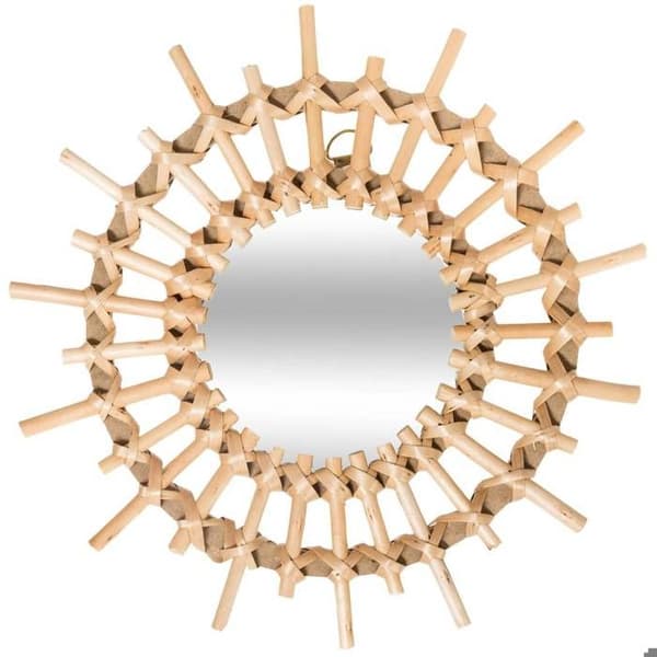 Set med 3 \"Sol\" rotting speglar, 28cm diameter - Atmosphera Interior Designer