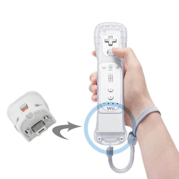 Motion Plus-adapter - Tredjepart - Wii Remote - Vit - 2 delar - Nunchuk-kompatibel