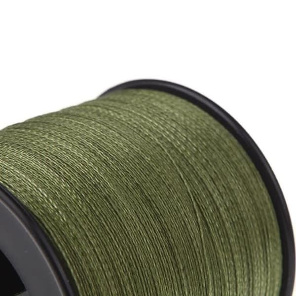 Fiskelina - SODIAL - Dyneema 500M - 30LB - 0,26 mm - 4 flätade trådar - Grön