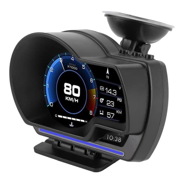 SURENHAP Digital Head-Up Display OBD2+GPS Smart Gauge Bil HUD Hastighetsmätare
