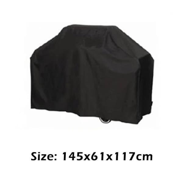 Grillöverdrag - - 145x61x117cm - Vattentätt - Polyester - Svart