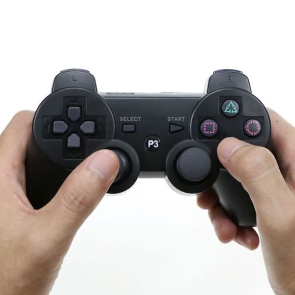 Svart PS3 Dubbelkontrollpaket